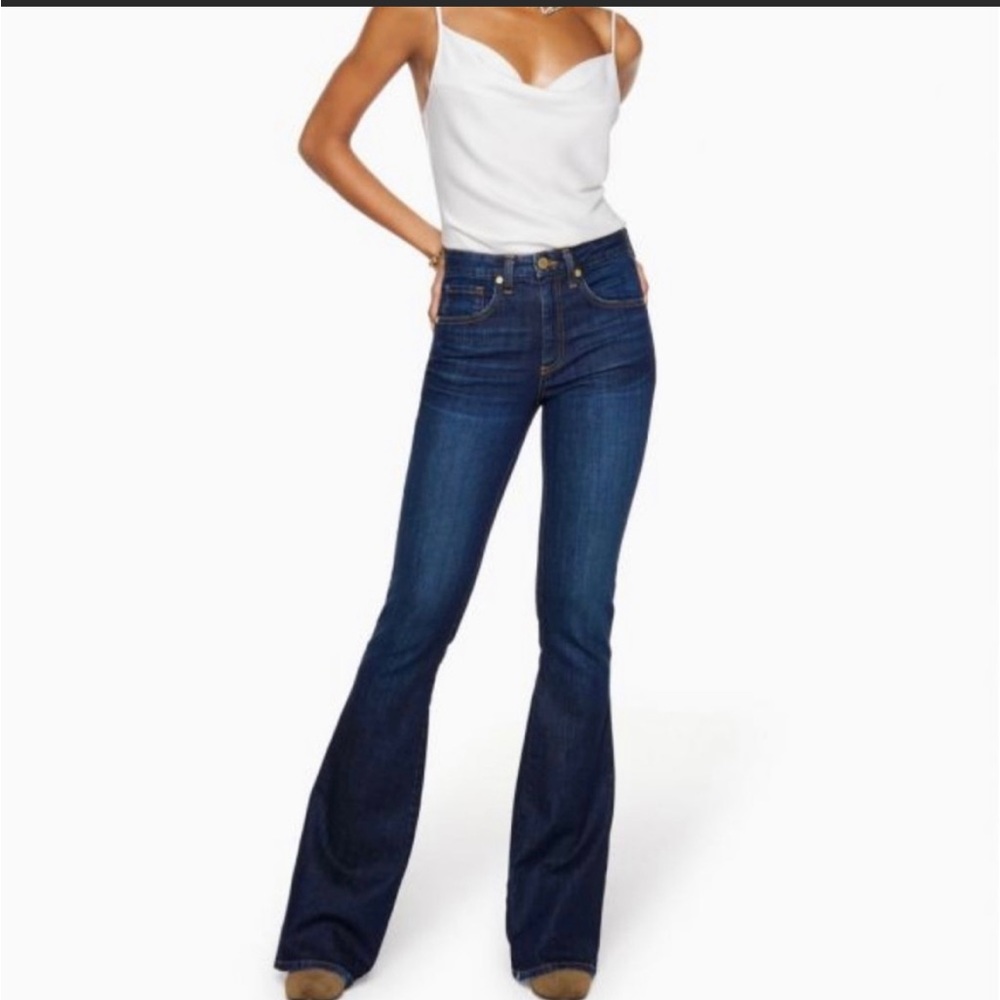 Ramy Brook Dark Blue Flare Jeans